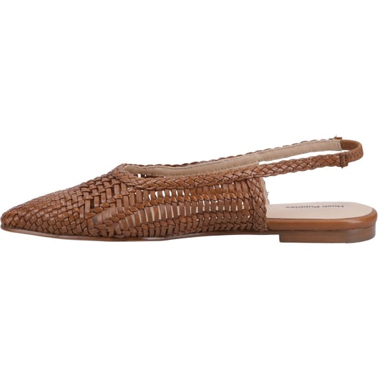 Hush Puppies Dalia Woven Damen Flache Schuhe Aus Leder In Tan - Image 4