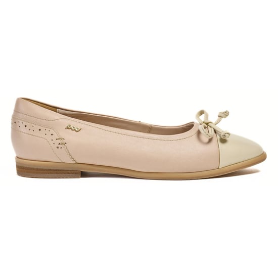 Pod Priya Leder Damen Rosa Ballerinas - Image 4