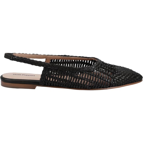 Hush Puppies Dalia Geflochtene Leder Damen Schwarz Flats - Image 5