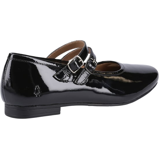 Hush Puppies Nancy Mary Jane Leder Damen Schwarz Ballerinas - Image 2