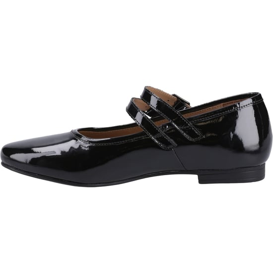 Hush Puppies Nancy Mary Jane Leder Damen Schwarz Ballerinas - Image 4