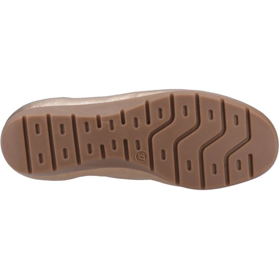 Hush Puppies Skylar Leder Damen Sandaletten in Gold - Image 3