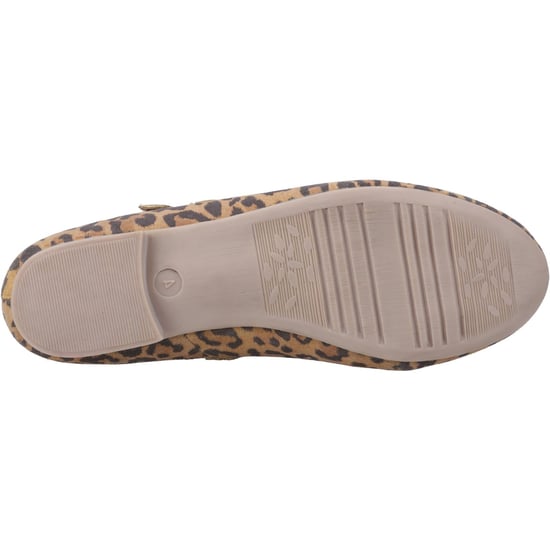 Hush Puppies Nancy Mary Jane Leder Damen Leopard Ballerinas - Image 3