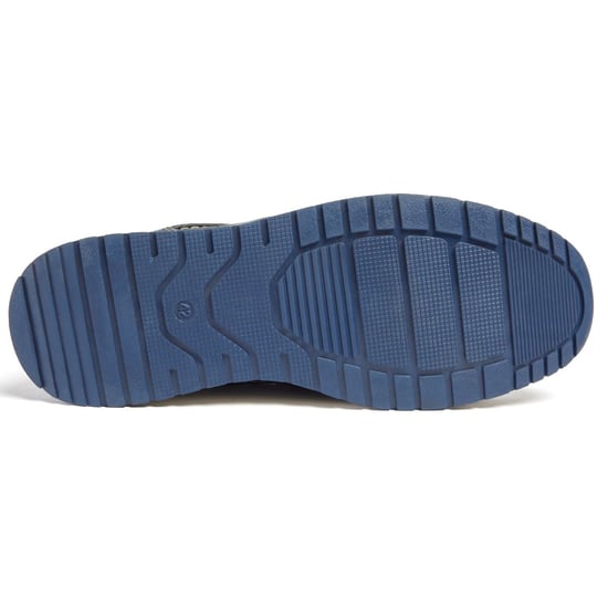 Pod Sean Leder Herren Marineblau Bootschuhe - Image 3