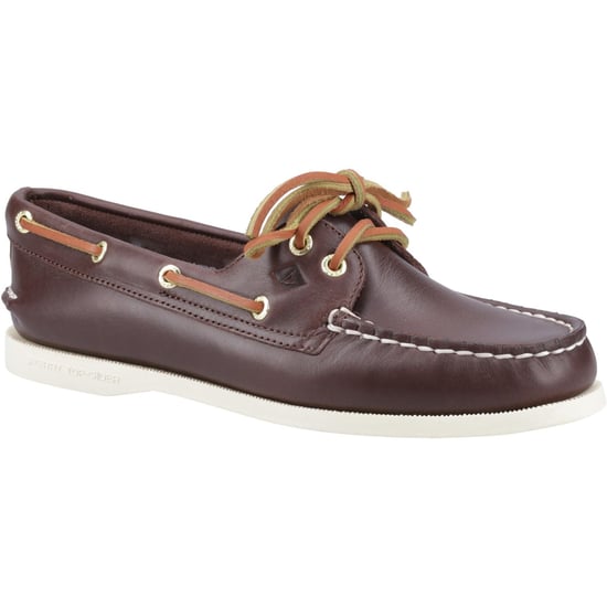 Sperry Authentische 2-Augen-Leder Herren Braune Bootsschuhe - Image 1