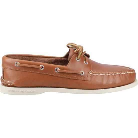 Sperry Authentische 2-Augen-Leder-Herren Bootsschuhe in Tan - Image 5