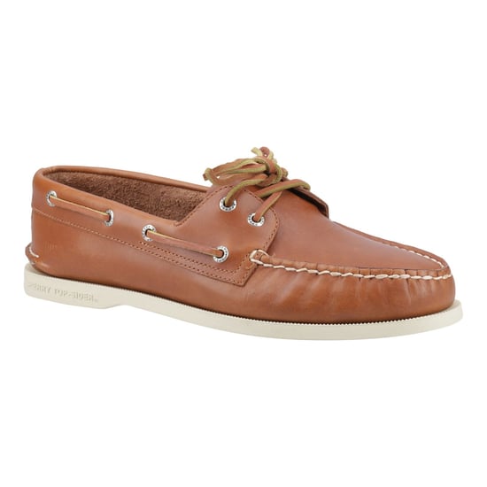 Sperry Authentische 2-Augen-Leder-Herren Bootsschuhe in Tan - Image 6