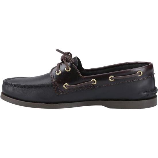 Sperry Authentische 2-Augen Leder Herren Amaretto/Schwarz Bootsschuhe - Image 4