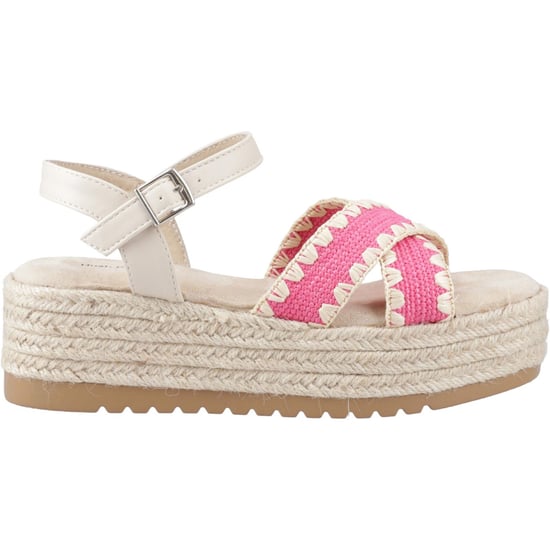 Hush Puppies Jemma Espadrille Polyurethan Damen Fuchsia Sandalen - Image 5