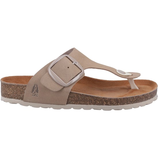 Hush Puppies Billie Wildleder Damen Sandalen in Taupe - Image 4