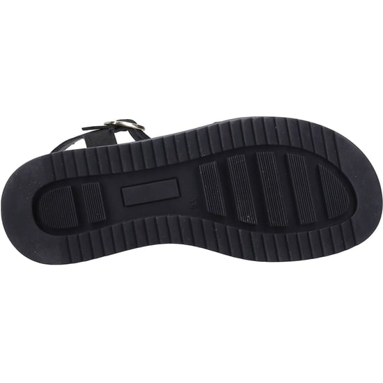 Hush Puppies Cassie Nubuck Damen Schwarze Sandalen - Image 3