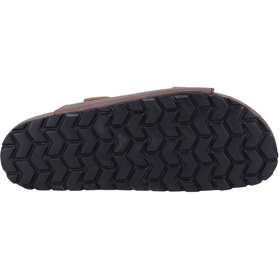 Hush Puppies Nash Slider Leder Herren Braun Sandalen - Image 3