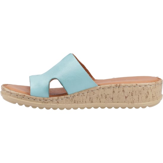 Hush Puppies Eloise Leder Damen Aqua Sandalen - Image 4