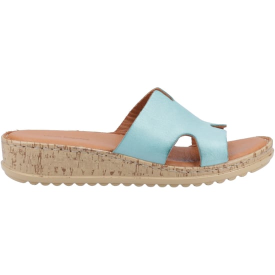 Hush Puppies Eloise Leder Damen Aqua Sandalen - Image 5