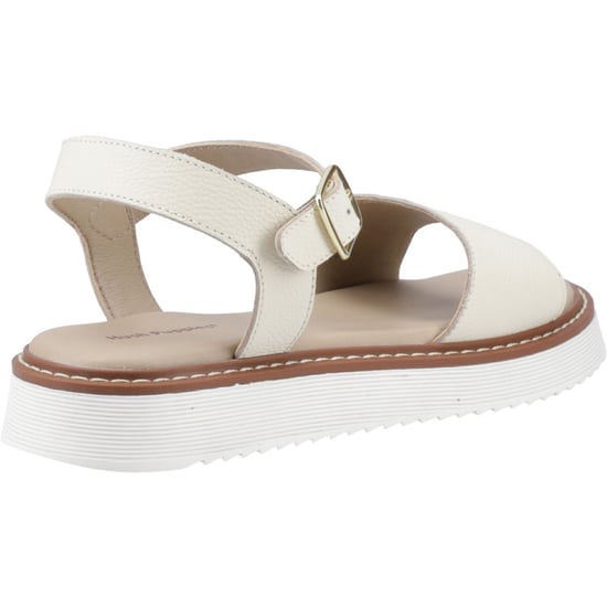 Hush Puppies Cassie Nubuck Damen Creme Sandalen - Image 2