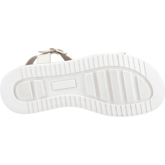 Hush Puppies Cassie Nubuck Damen Creme Sandalen - Image 3