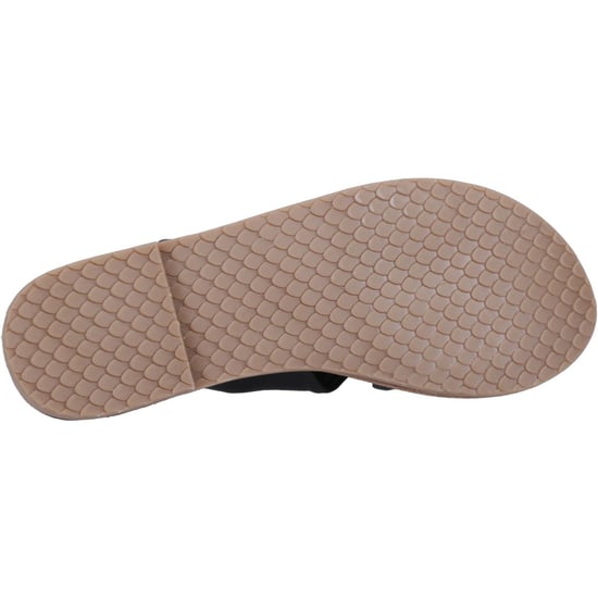 Hush Puppies Amy Weit geschnittene Leder Damen schwarze Sandalen - Image 3