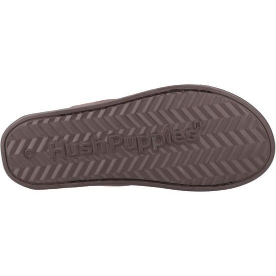 Hush Puppies Callum Slide Leder Herren Braune Sandalen - Image 3