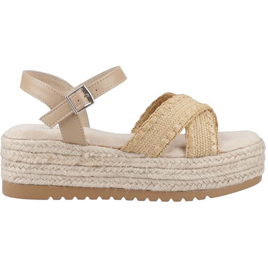 Hush Puppies Jemma Espadrille Polyurethan Damen Sandalen in Tan - Image 5