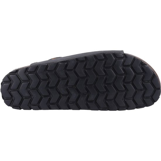 Hush Puppies Nash Slider Leder Herren Schwarz Sandalen - Image 3