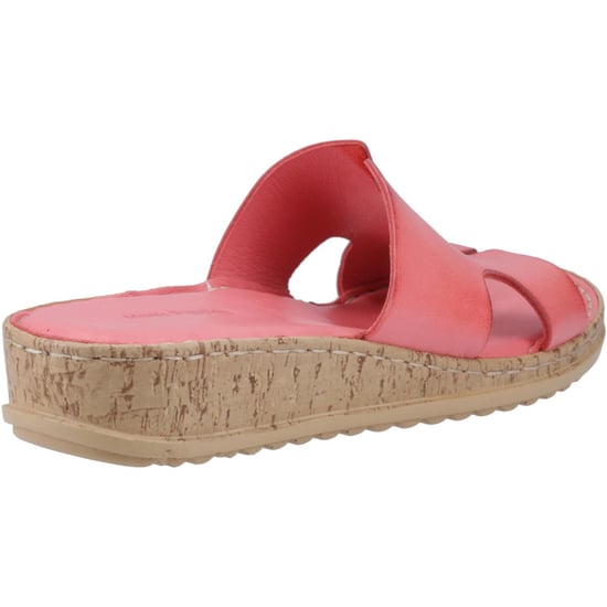 Hush Puppies Eloise Leder Damen Korallen Sandalen - Image 2