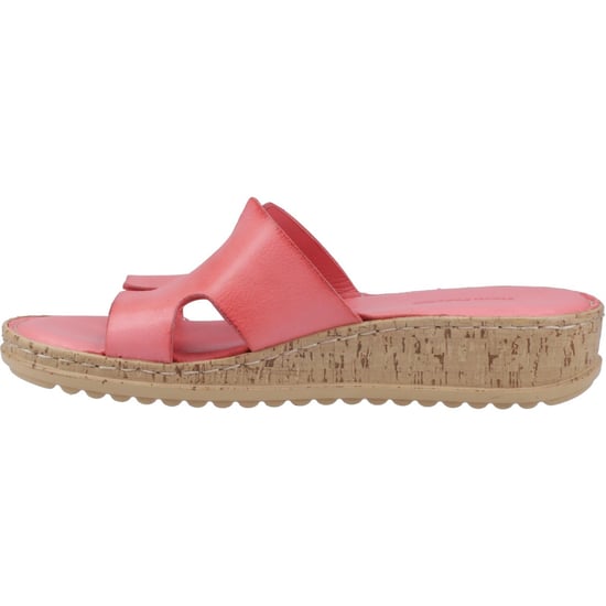 Hush Puppies Eloise Leder Damen Korallen Sandalen - Image 4