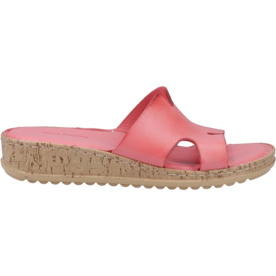 Hush Puppies Eloise Leder Damen Korallen Sandalen - Image 5
