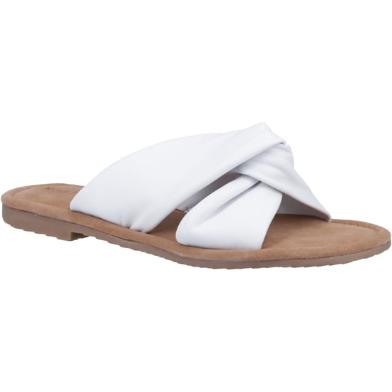 Hush Puppies Amy Weite Leder Damen weiße Sandalen - Image 1