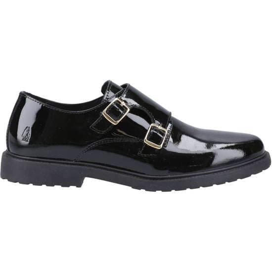 Hush Puppies Verity Leder Damen Schwarz Lack Schuhe - Image 5