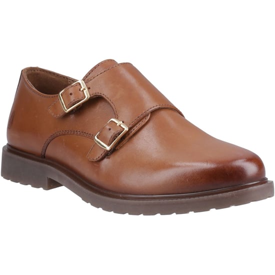 Hush Puppies Verity Leder Damen Schuhe in Tan - Image 1