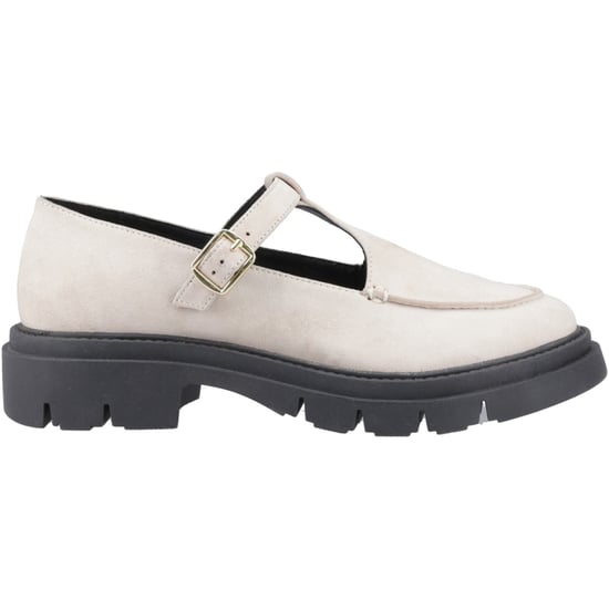 Hush Puppies Nella T-Bar Wildleder Damencremeschuhe - Image 5
