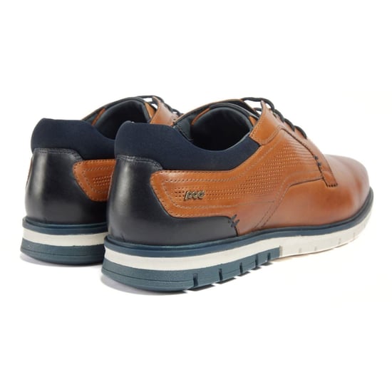 Pod Merlin Leder Herren Hellbraune Schnürschuhe - Image 2