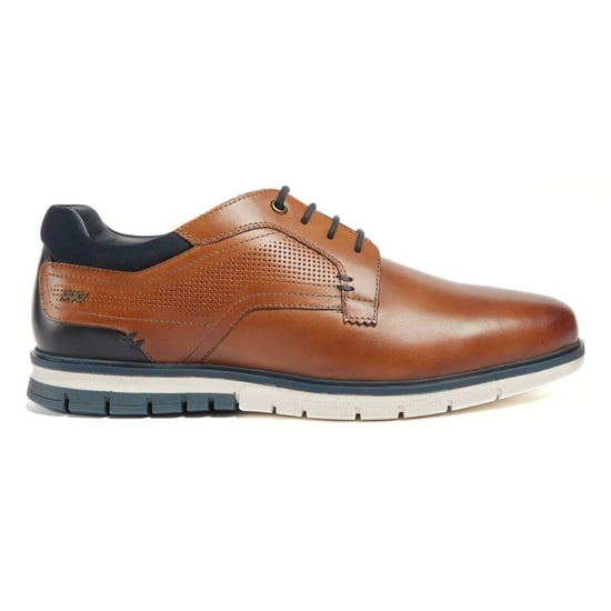 Pod Merlin Leder Herren Hellbraune Schnürschuhe - Image 4