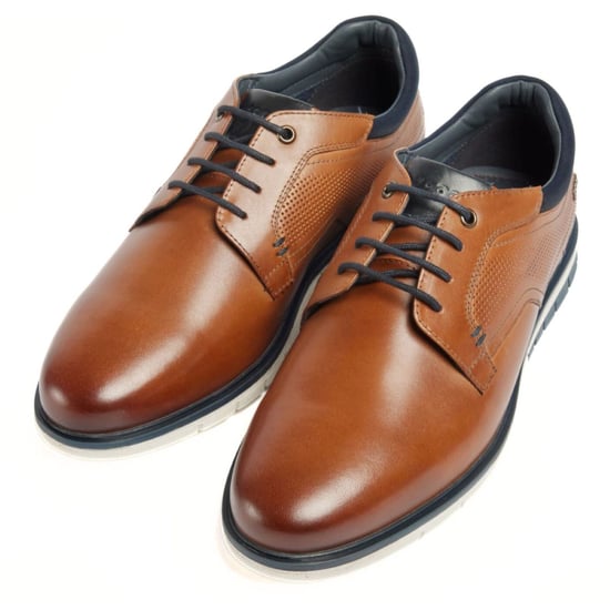 Pod Merlin Leder Herren Hellbraune Schnürschuhe - Image 5