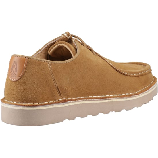 Hush Puppies Otis Wildleder Herren Schnüroptik Schuhe in Beige - Image 2