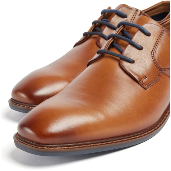 Pod Smyth Leder Herren Cognac Schnürschuhe - Image 5