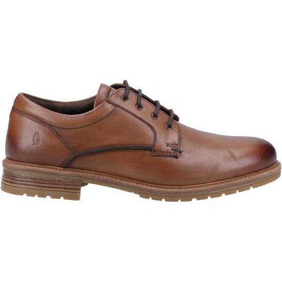 Hush Puppies Richie Leder Herren Schnürschuhe in Tan - Image 5