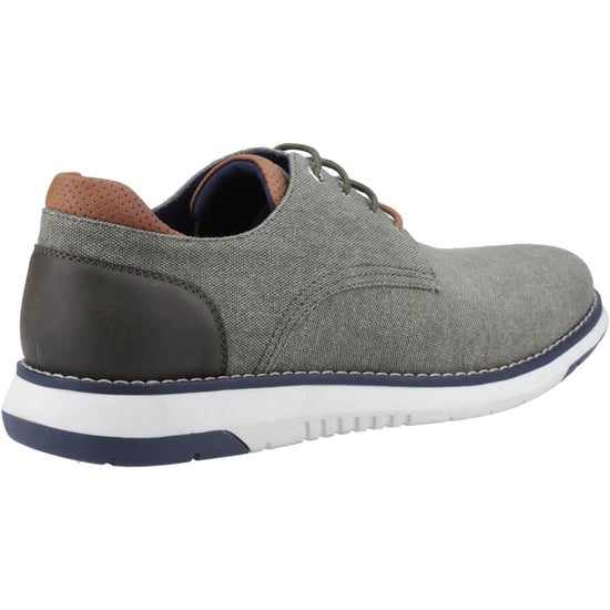 Hush Puppies Bruce Canvas Herren Khaki Schnürschuhe - Image 2