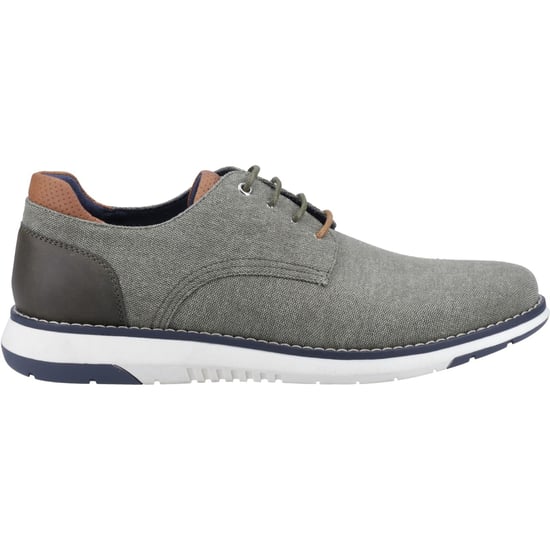 Hush Puppies Bruce Canvas Herren Khaki Schnürschuhe - Image 4