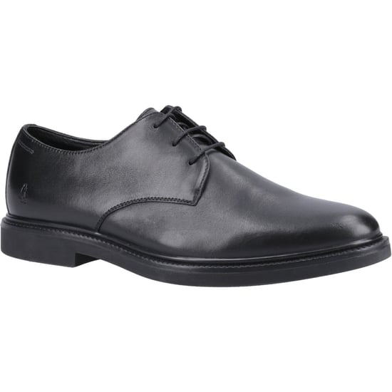Hush Puppies Kye Leder Herren Schwarze Schnürschuhe - Image 1
