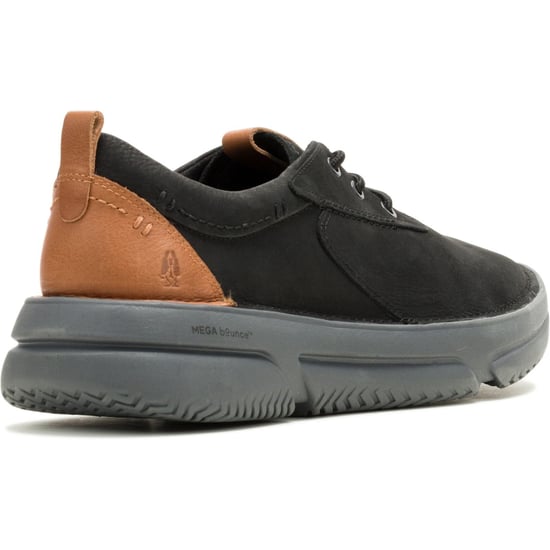 Hush Puppies Baylor Leder Herren Schnürschuhe Schwarz/Schwarz - Image 2