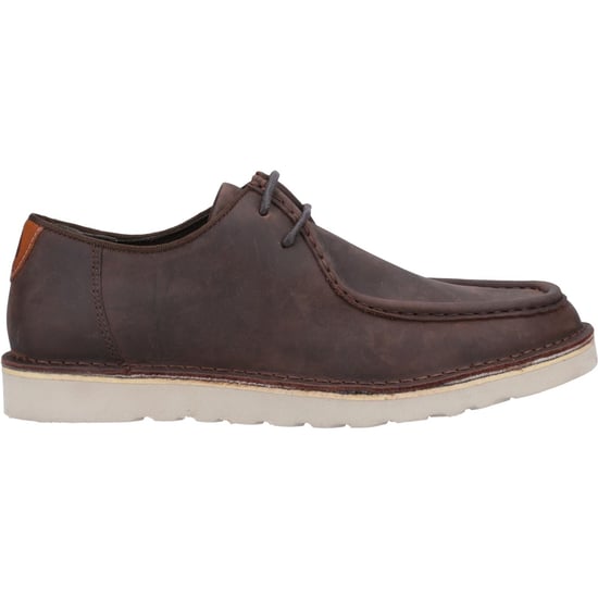 Hush Puppies Otis Leder Herren Schnürschuhe Braun - Image 5