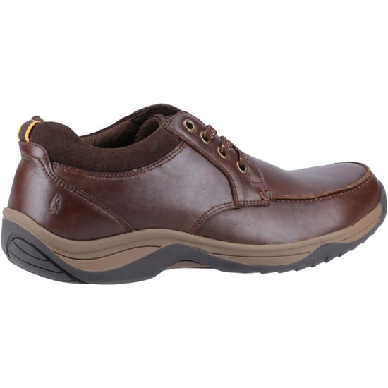 Hush Puppies Derek Leder Herren Kaffee Schnürschuhe - Image 2