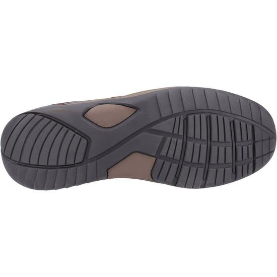 Hush Puppies Derek Leder Herren Kaffee Schnürschuhe - Image 3
