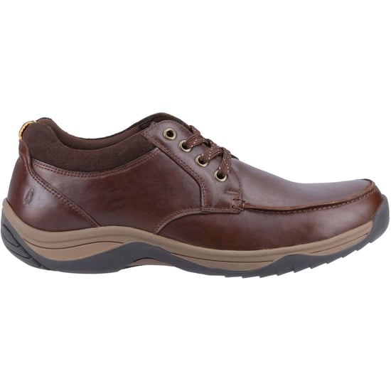 Hush Puppies Derek Leder Herren Kaffee Schnürschuhe - Image 5