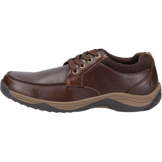 Hush Puppies Derek Leder Herren Kaffee Schnürschuhe - Image 6