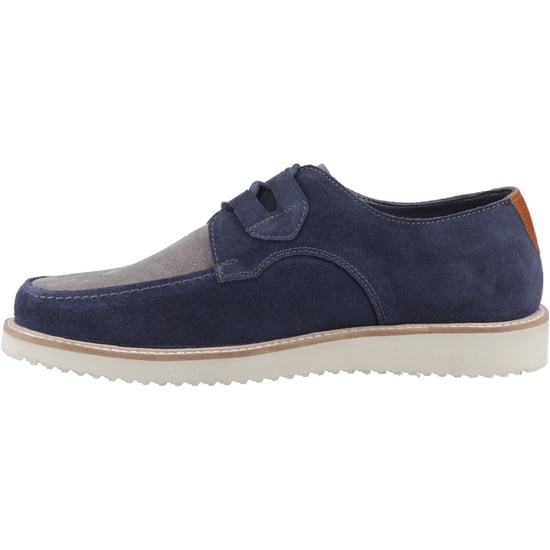 Hush Puppies Orion Wildleder Herren Schnürschuhe Navy/Grau - Image 4