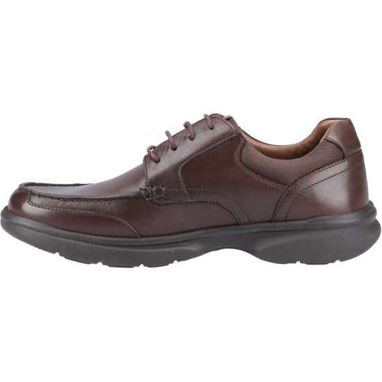 Hush Puppies Hugh Leder Herren Schnürschuhe in Braun - Image 4