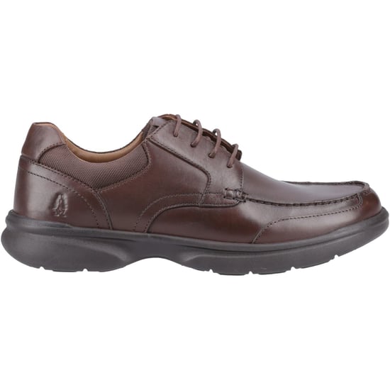 Hush Puppies Hugh Leder Herren Schnürschuhe in Braun - Image 5