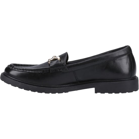 Hush Puppies Verity Snaffle Leder Damen Schwarz Slipper - Image 4